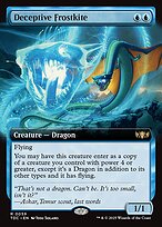 Deceptive Frostkite - Tarkir: Dragonstorm Commander - Extended Art