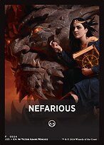 Nefarious - Foundations Jumpstart Front Cards