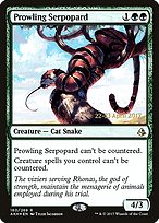 Prowling Serpopard - Amonkhet Promos - Promo Foil