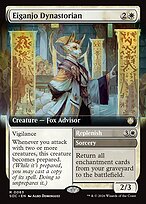 Eiganjo Dynastorian // Replenish - Secrets of Strixhaven Commander - Extended Art