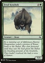 Feral Krushok - The List