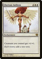 Glorious Anthem - Ninth Edition - Promo Foil