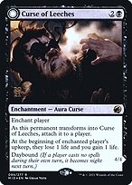 Curse of Leeches // Leeching Lurker - Innistrad: Midnight Hunt Promos
