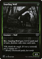 Snarling Wolf - Innistrad: Double Feature
