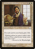 Gerrard's Wisdom - Weatherlight