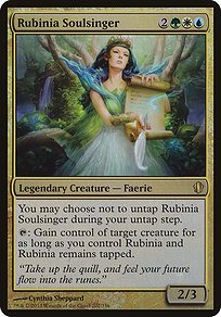 Rubinia Soulsinger - Commander 2013 Oversized - Promo Foil