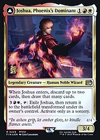 Joshua, Phoenix's Dominant // Phoenix, Warden of Fire - Final Fantasy Promos