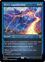 Fierce Guardianship - Commander Masters - Etched Foil