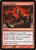 Shrapnel Blast - Friday Night Magic 2008 - Promo Foil