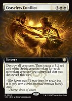 Ceaseless Conflict - Secrets of Strixhaven Commander - Extended Art