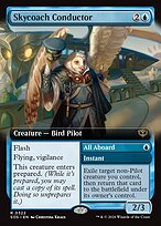 Skycoach Conductor // All Aboard - Secrets of Strixhaven - Extended Art