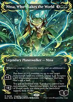 Nissa, Who Shakes the World - Bloomburrow Commander - Raised Foil