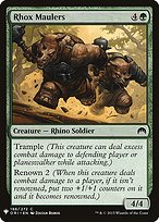 Rhox Maulers - The List