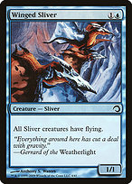 Winged Sliver - Premium Deck Series: Slivers - Promo Foil