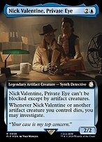 Nick Valentine, Private Eye - Fallout - Surge Foil, Extended Art