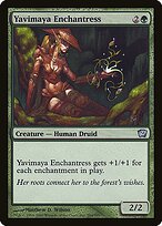 Yavimaya Enchantress - Ninth Edition - Promo Foil