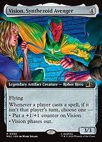 Vision, Synthezoid Avenger - Marvel Super Heroes Commander - Extended Art