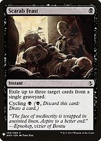 Scarab Feast - The List