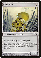 Gold Myr - Mirrodin