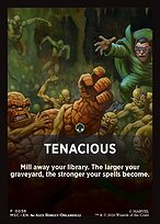 Tenacious - Marvel Super Heroes Jumpstart Front Cards