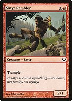 Satyr Rambler - Theros