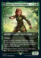 Doric, Nature's Warden // Doric, Owlbear Avenger (Casal, Lurkwood Pathfinder // Casal, Pathbreaker Owlbear) - Secret Lair Drop