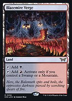 Blazemire Verge - Duskmourn: House of Horror Promos - Promo Foil