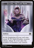 Liliana, the Last Hope Emblem - Double Masters 2022 Tokens