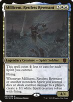 Millicent, Restless Revenant - Crimson Vow Commander Display Commanders - Etched Foil