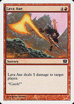 Lava Axe - Ninth Edition