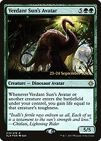 Verdant Sun's Avatar - Ixalan Promos - Promo Foil