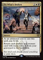 Fix What's Broken - Secrets of Strixhaven Promos