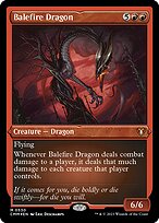 Balefire Dragon - Commander Masters - Etched Foil