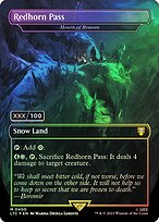 Redhorn Pass (Mouth of Ronom) - Tales of Middle-earth Commander - Double Rainbow, Borderless