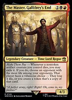 The Master, Gallifrey's End - Doctor Who - Surge Foil