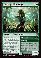 Yavimaya Bloomsage // Channel - Secrets of Strixhaven Commander