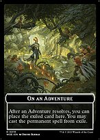 On an Adventure - Wilds of Eldraine Tokens