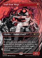 Soul-Scar Mage - Secret Lair Drop - Raised Foil, Borderless
