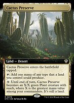 Cactus Preserve - Outlaws of Thunder Junction Commander - Extended Art