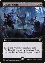 Olivia's Wrath - Crimson Vow Commander - Extended Art