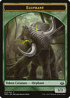 Elephant - Modern Masters 2017 Tokens