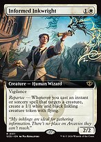 Informed Inkwright - Secrets of Strixhaven - Extended Art
