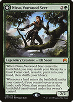 Nissa, Vastwood Seer // Nissa, Sage Animist - Magic Origins