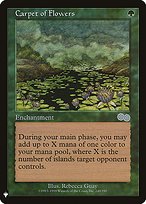 Carpet of Flowers - The List