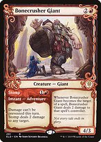 Bonecrusher Giant // Stomp - Throne of Eldraine - Showcase