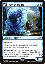 Thing in the Ice // Awoken Horror - Shadows over Innistrad Promos - Promo Foil