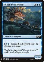 Frilled Sea Serpent - The List